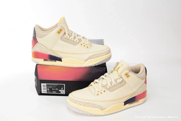 Official Maikesneakers Air Medellin Balvin Sunset 3 Jordan J x FN0344-901 0723